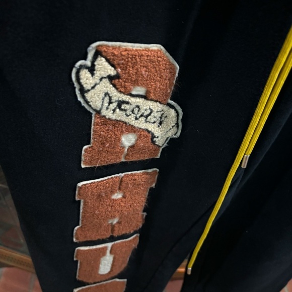 RHUDE-MCLAREN STRAIGHT LEG LOGO -APPLIQUÉD COTTON JERSEY COLLAB JOGGERS SIZE M - Picture 9 of 11